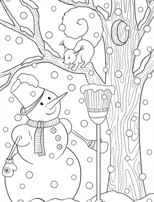 Winter Coloring Pages: Top 15 Winter Season Patterns
