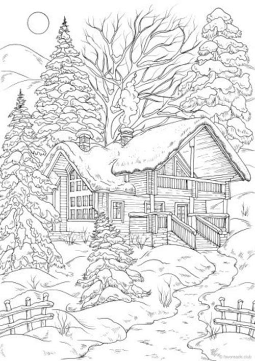 Winter Coloring Pages: Top 15 Winter Season Patterns