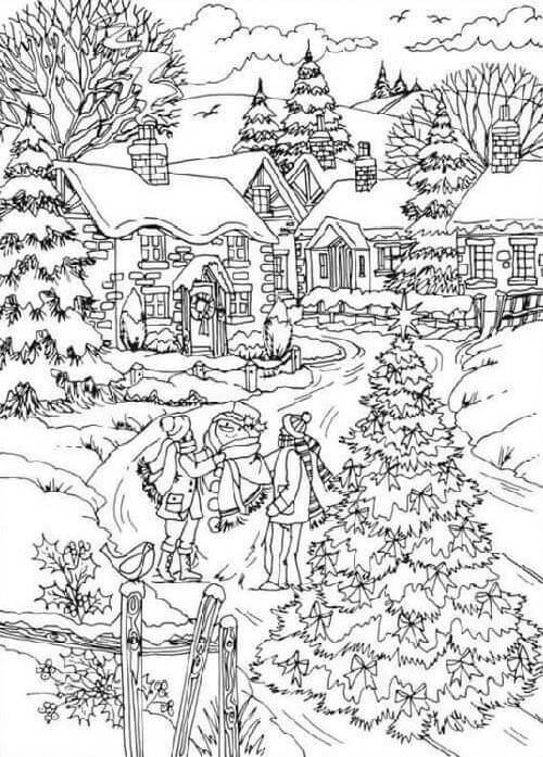 Winter Coloring Pages: Top 15 Winter Season Patterns
