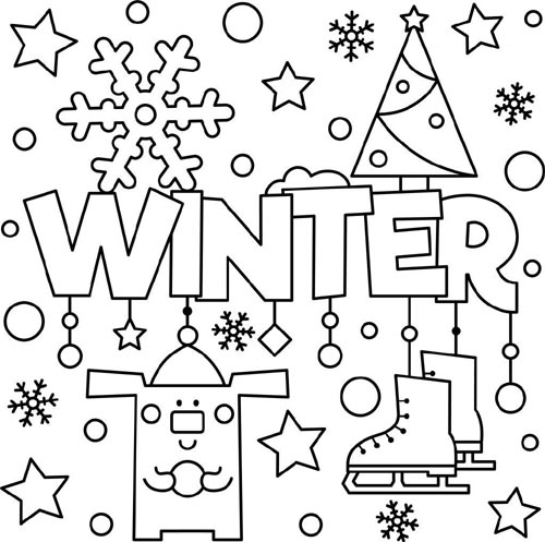 Winter Coloring Pages: Top 15 Winter Season Patterns