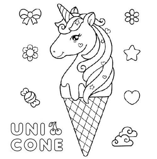 Ice Cream Coloring Pages: Add Your Favorite Colors to This 15 Images