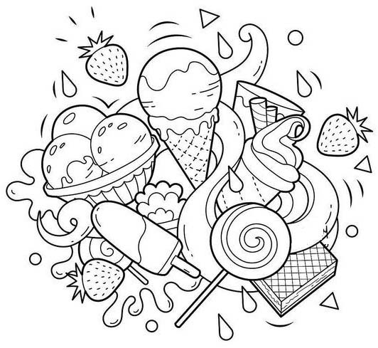 Ice Cream Coloring Pages: Add Your Favorite Colors to This 15 Images
