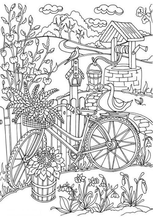 Spring Coloring Pages: 15 Impressive Patterns for You to Try