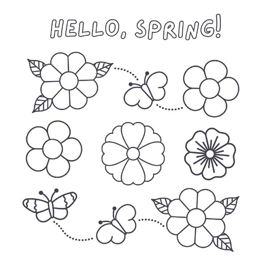 Spring Coloring Pages: 15 Impressive Patterns for You to Try