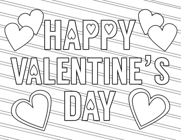 Valentine's Day Coloring Pages: Top 15 Lovers Day Colour Pictures