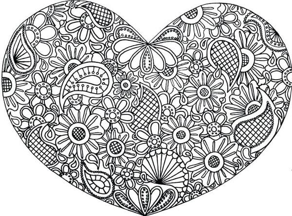 Valentine's Day Coloring Pages: Top 15 Lovers Day Colour Pictures