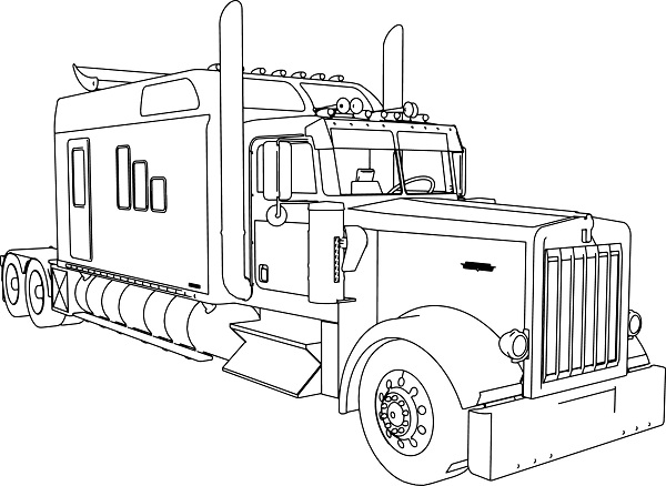 Truck Coloring Pages: Top 15 Fun Truck Colouring Patterns