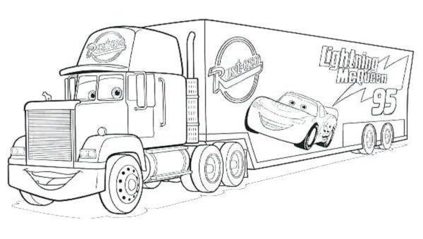 Truck Coloring Pages: Top 15 Fun Truck Colouring Patterns