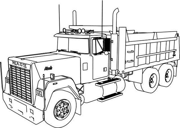 Truck Coloring Pages: Top 15 Fun Truck Colouring Patterns