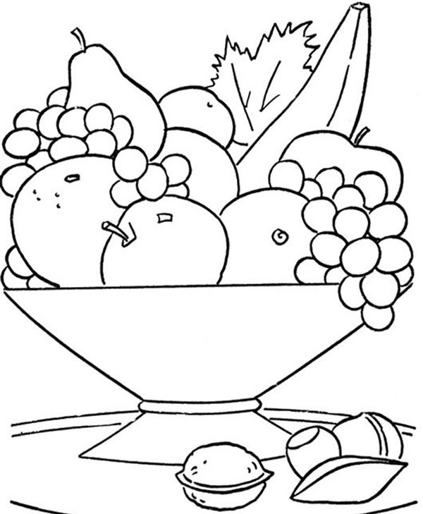 15 Fruit Coloring Pages for Your Kids of All Ages Will Love!