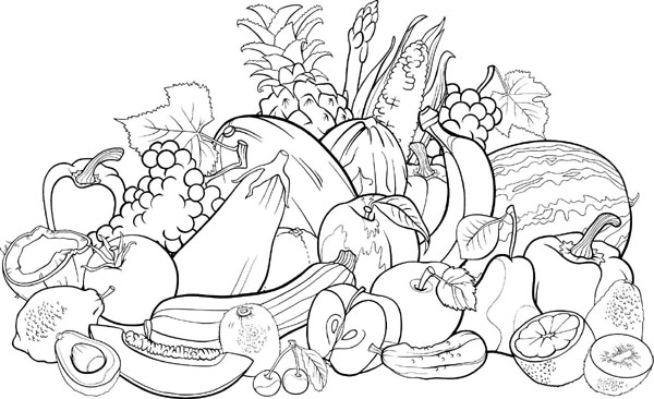 15 Fruit Coloring Pages for Your Kids of All Ages Will Love!