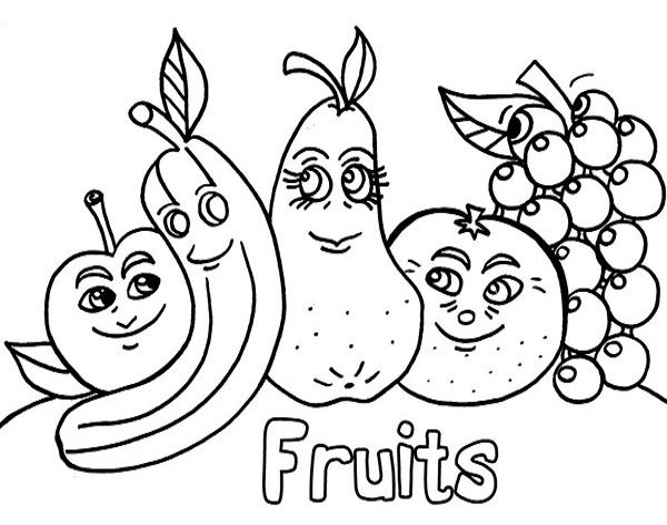 15 Fruit Coloring Pages for Your Kids of All Ages Will Love!