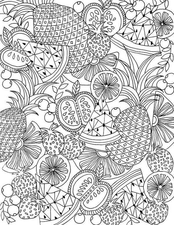 15 Fruit Coloring Pages for Your Kids of All Ages Will Love!