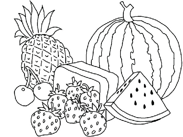 15 Fruit Coloring Pages for Your Kids of All Ages Will Love!