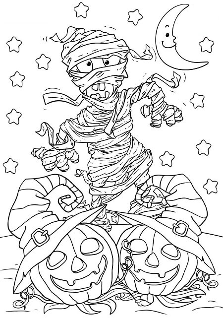 20 Spooky Halloween Coloring Pages for Kids of all Ages in 2023