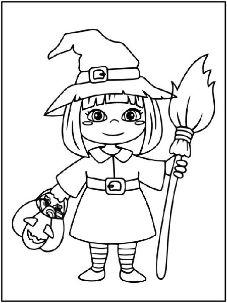 20 Spooky Halloween Coloring Pages for Kids of all Ages in 2023