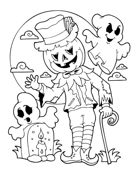 20 Spooky Halloween Coloring Pages for Kids of all Ages in 2023