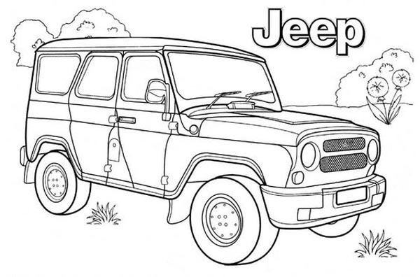15 Alluring Car Coloring Pages your Kids Will Love!