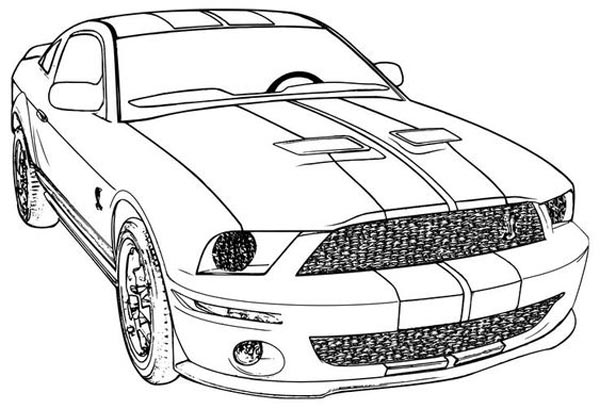 15 Alluring Car Coloring Pages your Kids Will Love!