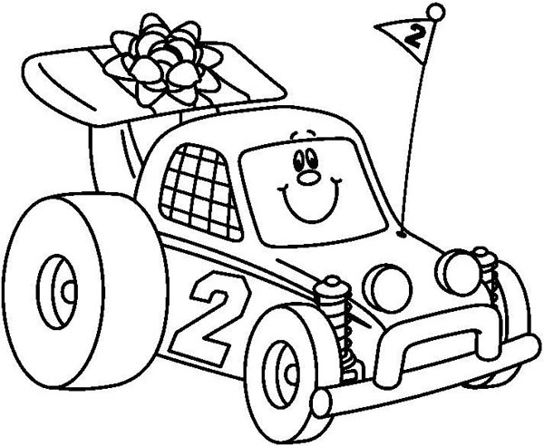 15 Alluring Car Coloring Pages your Kids Will Love!