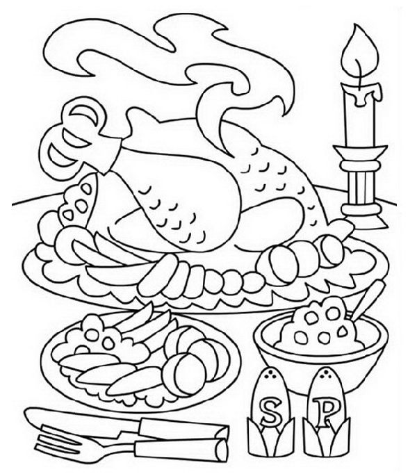 15 Best Food Coloring Pages That Can Entertain Your Kids