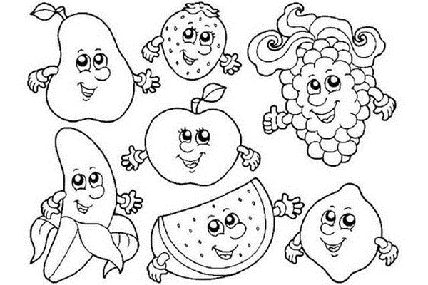 15 Best Food Coloring Pages That Can Entertain Your Kids