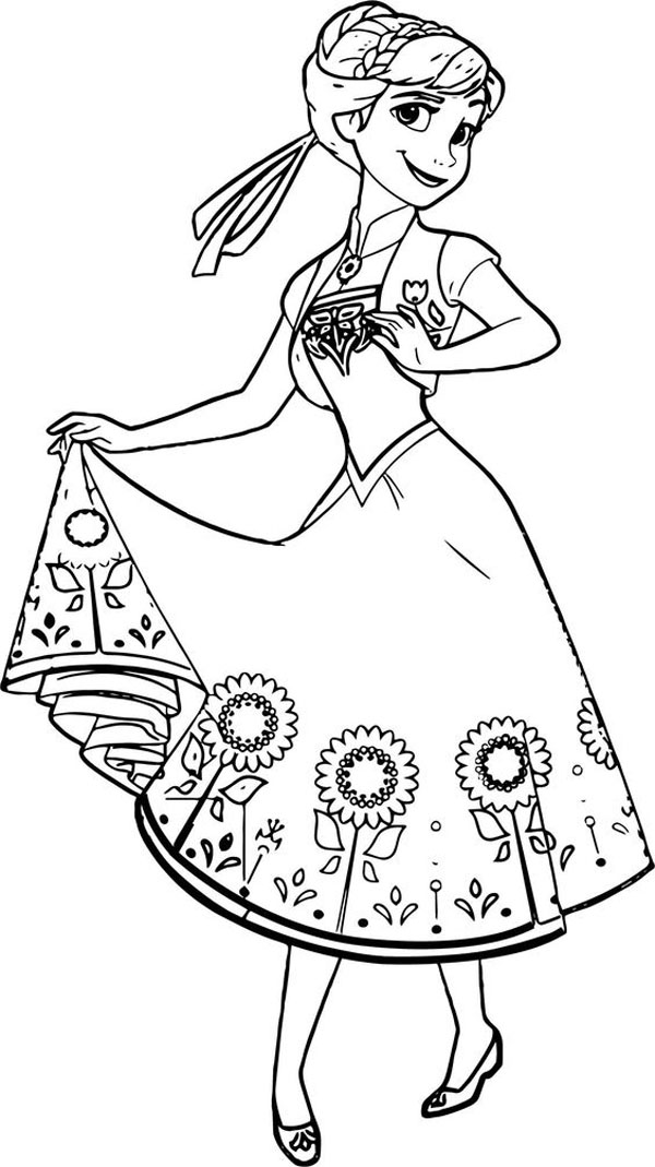 15 Sparkling Frozen Coloring Pages for Kids and adults