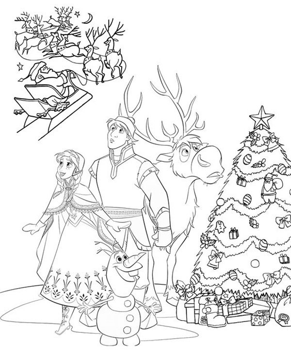 15 Sparkling Frozen Coloring Pages for Kids and adults