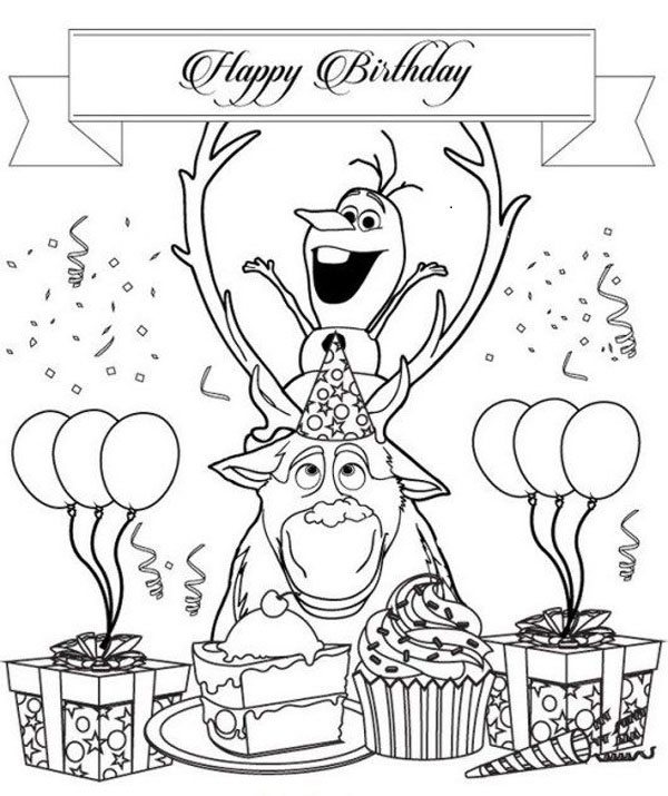 15 Sparkling Frozen Coloring Pages for Kids and adults