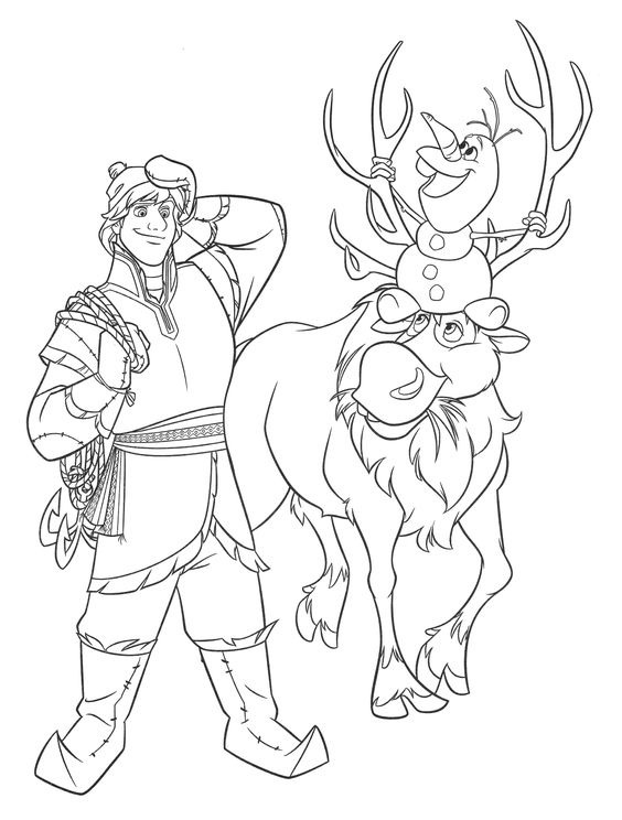 15 Sparkling Frozen Coloring Pages for Kids and adults