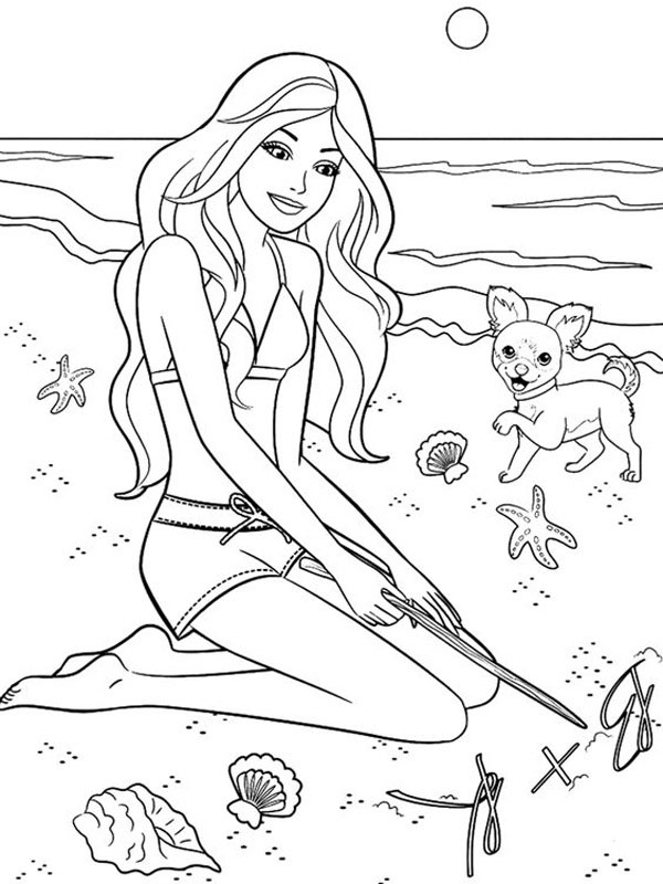 15 Blissful Beach Coloring Pages for Kids of all Ages