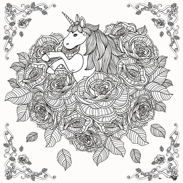 14 Gorgeous Rose Coloring Pages for Kids and Adults