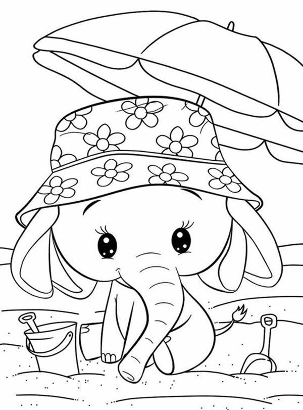 15 Best Elephant Coloring Pages with Guiding Tips