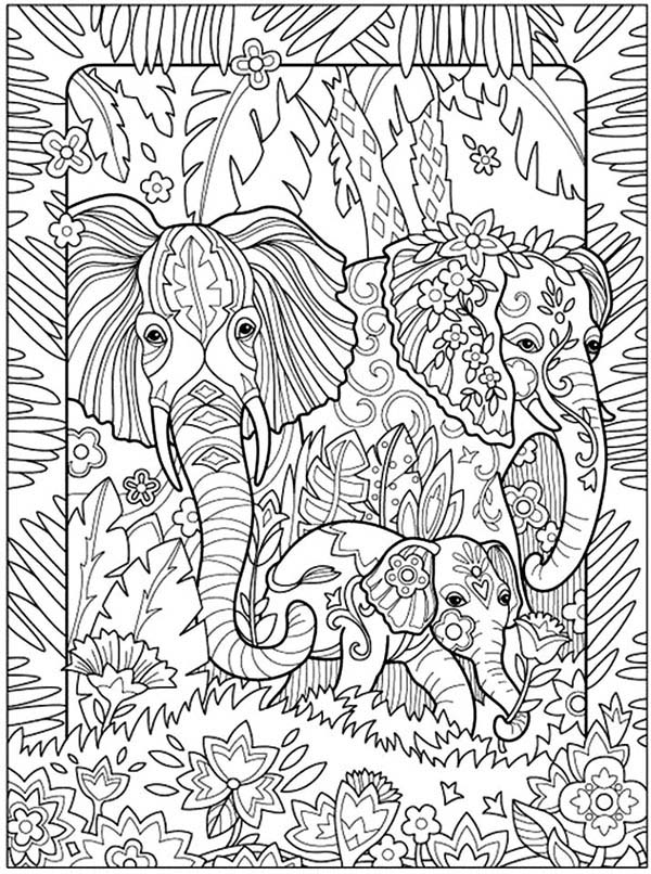15 Best Elephant Coloring Pages with Guiding Tips