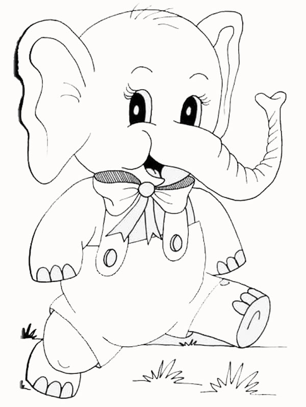 15 Best Elephant Coloring Pages with Guiding Tips