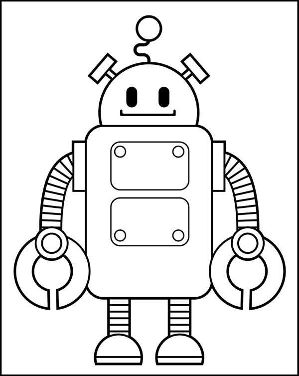 15 Powerful Robot Coloring Pages Suitable for Kids of all Ages