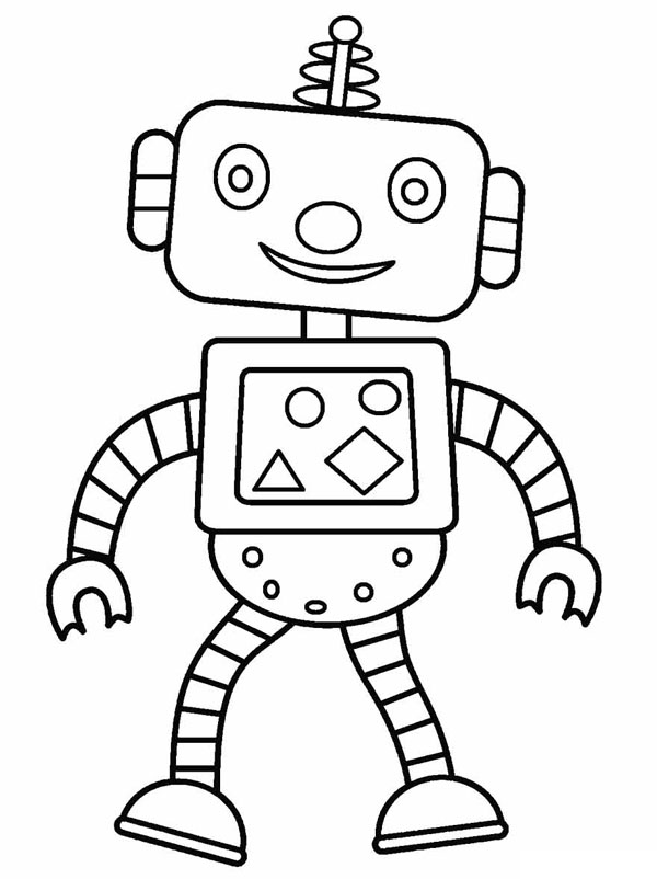 15 Powerful Robot Coloring Pages Suitable for Kids of all Ages