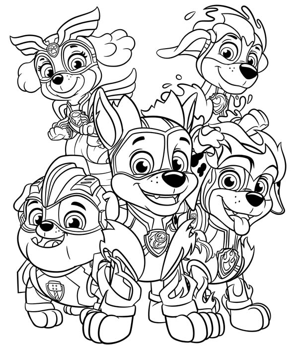 PAW Patrol Coloring Pages: Add Colors to Your 20 Favorite Sheets
