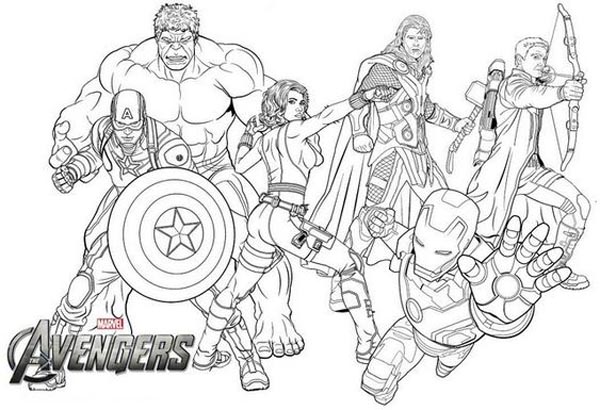 Avengers Coloring Pages: Top 15 Colour Sheets for Kids &amp; Adults