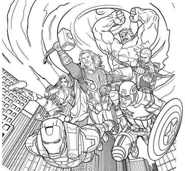 Avengers Coloring Pages: Top 15 Colour Sheets for Kids &amp; Adults