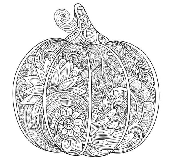 15 Mystical Pumpkin Coloring Pages with Colouring Tips