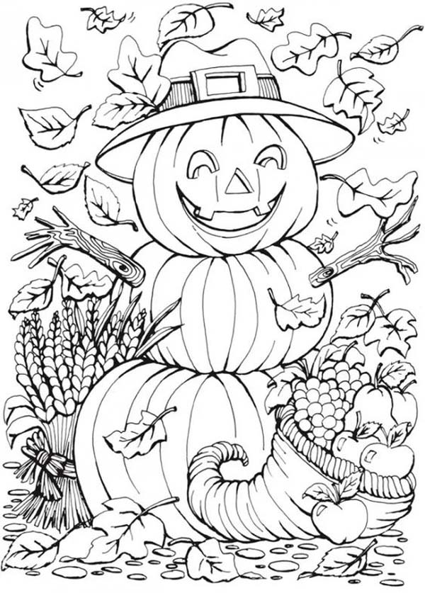 15 Mystical Pumpkin Coloring Pages with Colouring Tips