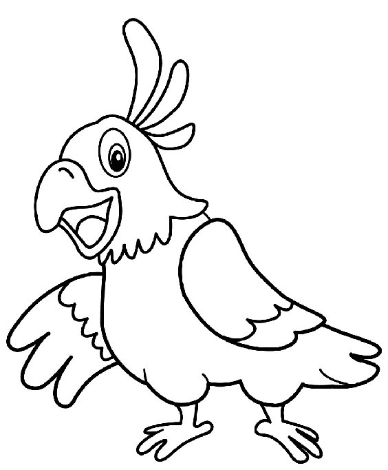 15 Beautiful Parrot Coloring Pages to Engage your Kids