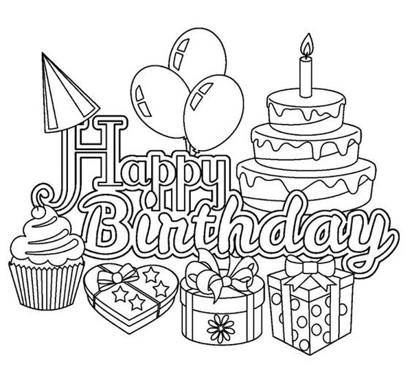 Happy Birthday Coloring Pages: Top 15 Sheets for Kids and Adults