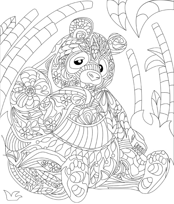 15 Cute Panda Coloring Pages for Your Little Ones