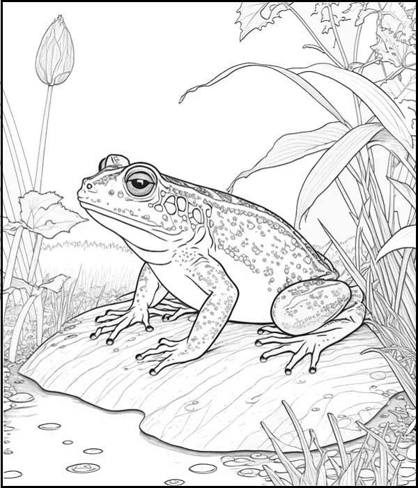 15 Cute and Quirky Frog Coloring Pages for Hours of Fun