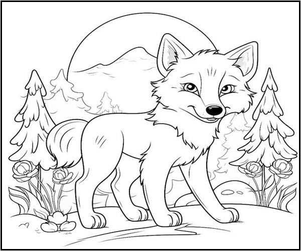 15 Creative Wolf Coloring Pages to Entertain Kids