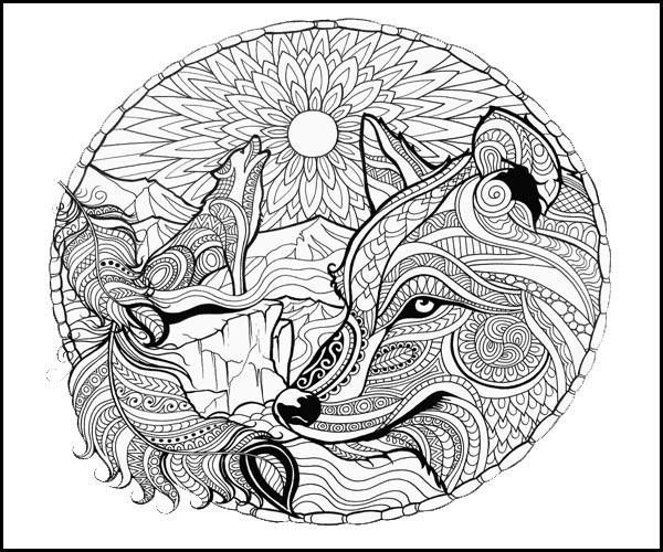 15 Creative Wolf Coloring Pages to Entertain Kids