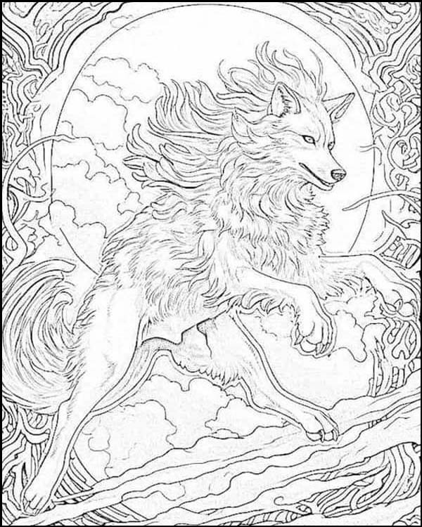 15 Creative Wolf Coloring Pages to Entertain Kids