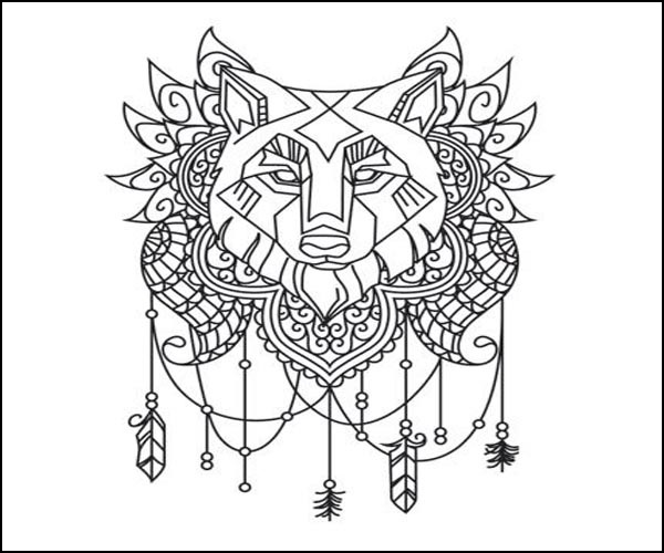 15 Creative Wolf Coloring Pages to Entertain Kids